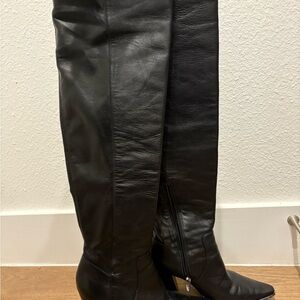 Vince Camuto Black Over the Knee Boots
